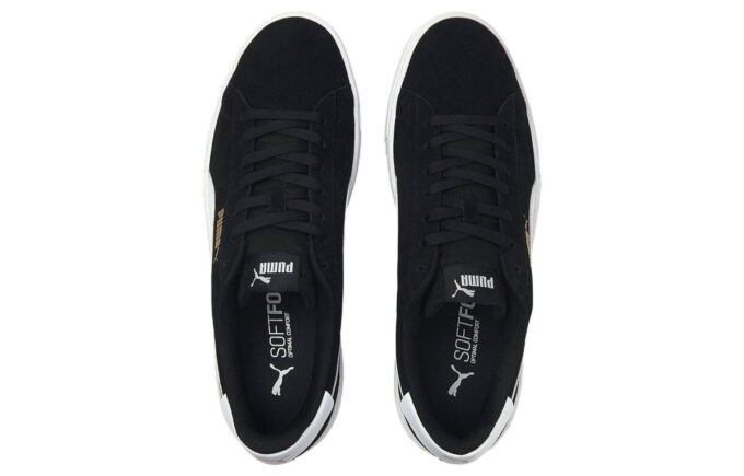 Zapatos Saab Pro de ante en blanco y negro