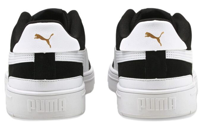 Zapatos Saab Pro de ante en blanco y negro